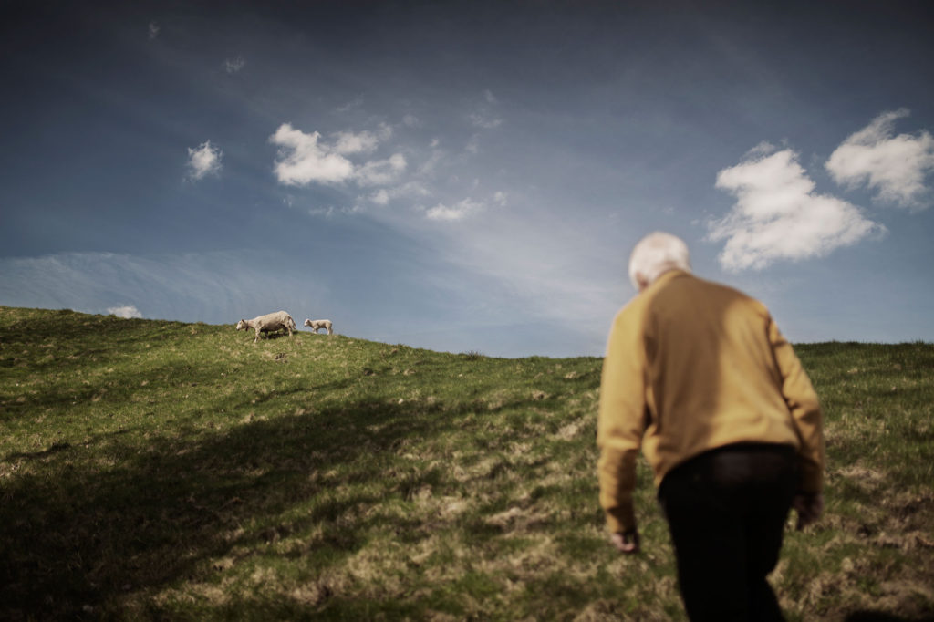 På gården i Telemark känner sig Tvedt, 74, starkare än på många år. Han är redo att kämpa igen, säger han. För några år sedan drabbades han av cancer.